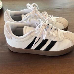 Adidas Classic White and Black Sneakers